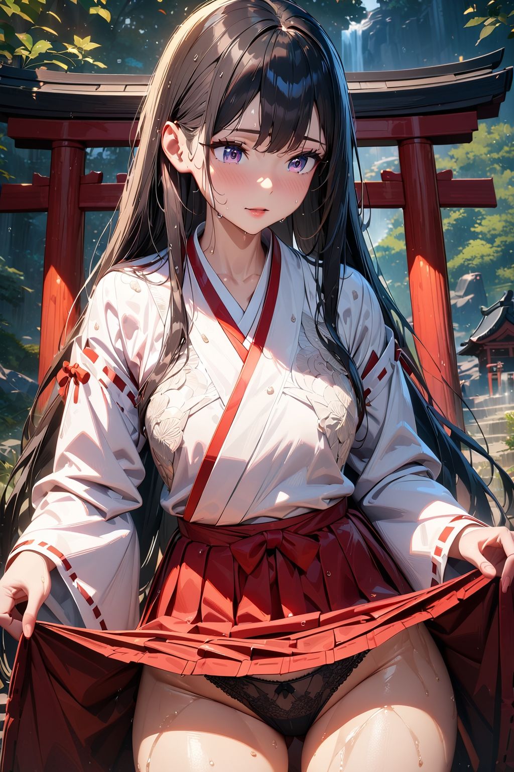 巫女 -濡- サンプル4ページ目