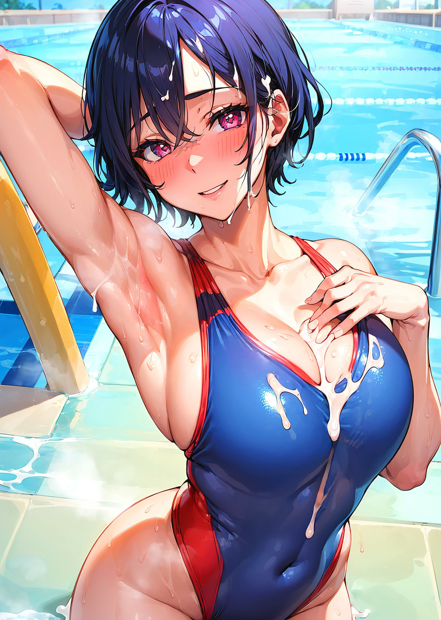 競泳水着の脇 サンプル9ページ目