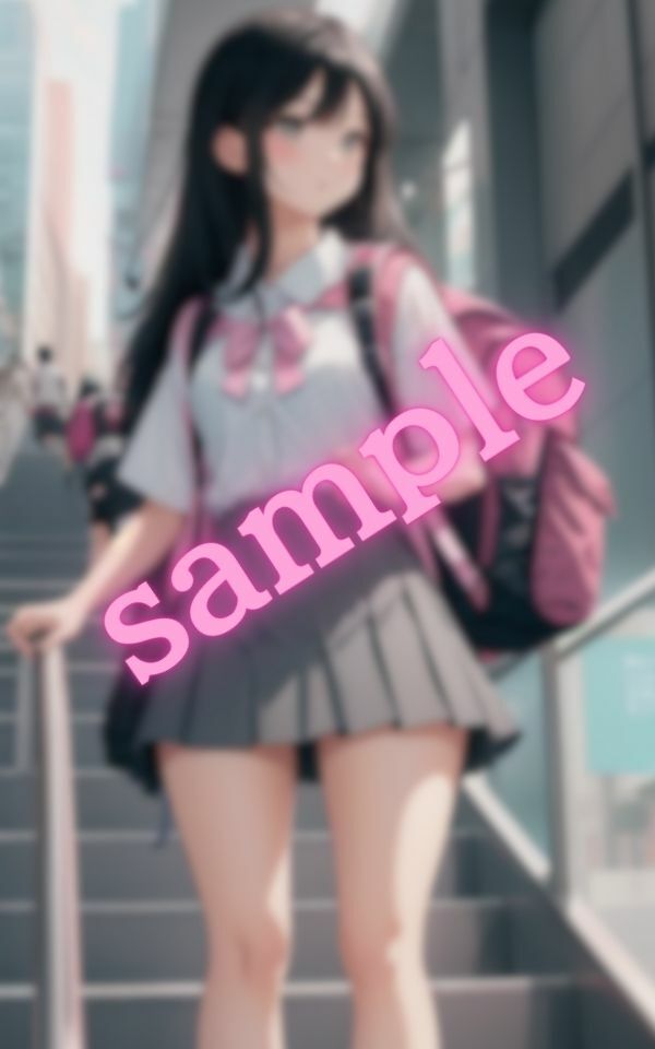街を歩いているとパンツが見えていることに気づいていない美少女を発見した サンプル3ページ目
