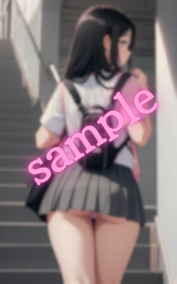 街を歩いているとパンツが見えていることに気づいていない美少女を発見した サンプル6ページ目