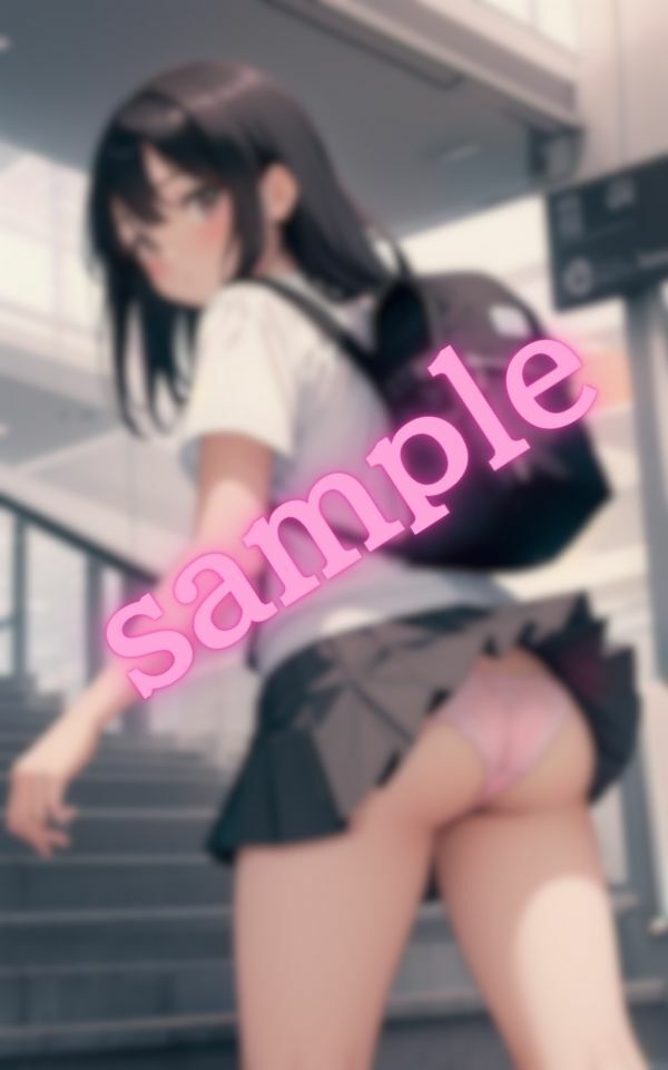 街を歩いているとパンツが見えていることに気づいていない美少女を発見した サンプル8ページ目