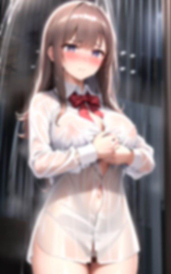 急な豪雨でびしょびしょになった女の子を助けたら… サンプル3ページ目