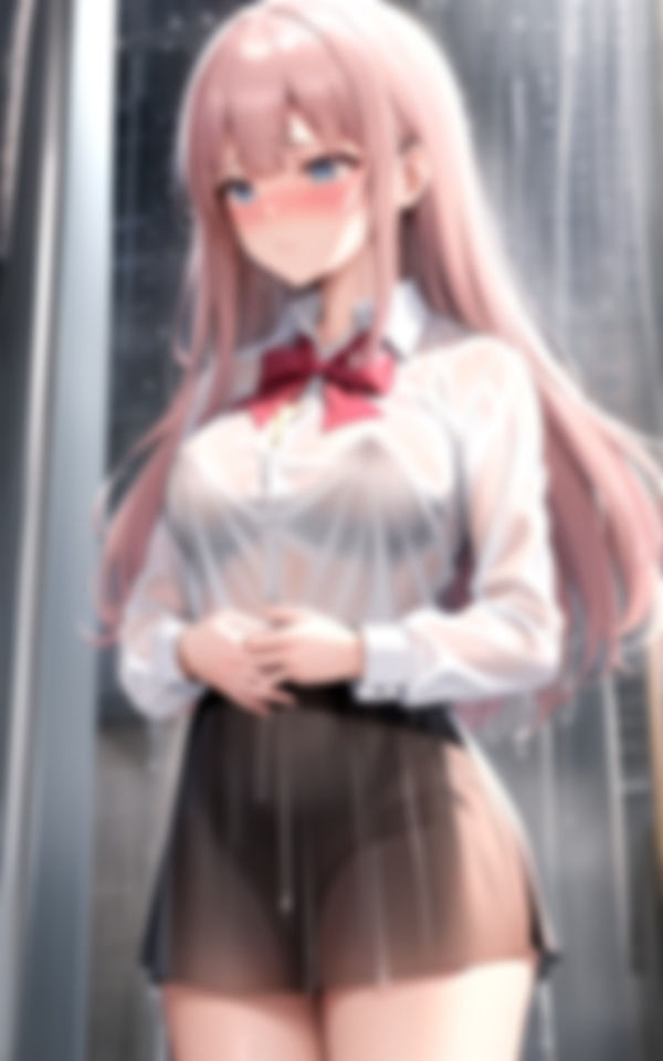 急な豪雨でびしょびしょになった女の子を助けたら… サンプル4ページ目