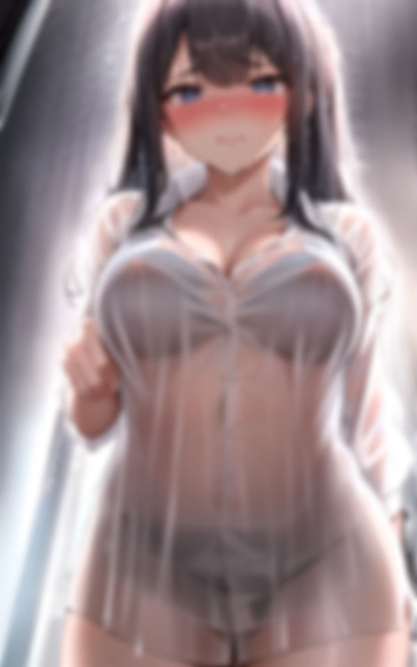 急な豪雨でびしょびしょになった女の子を助けたら… サンプル5ページ目