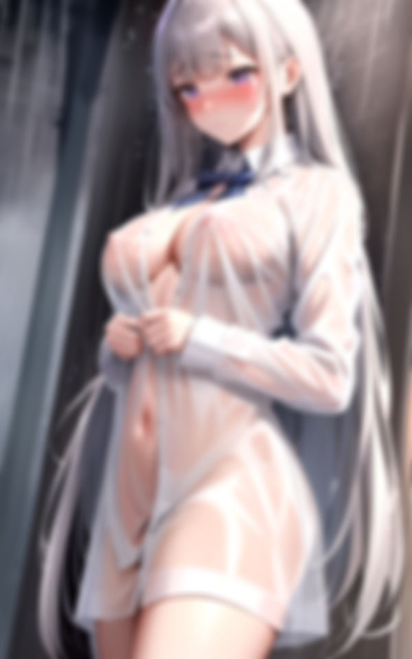 急な豪雨でびしょびしょになった女の子を助けたら… サンプル6ページ目