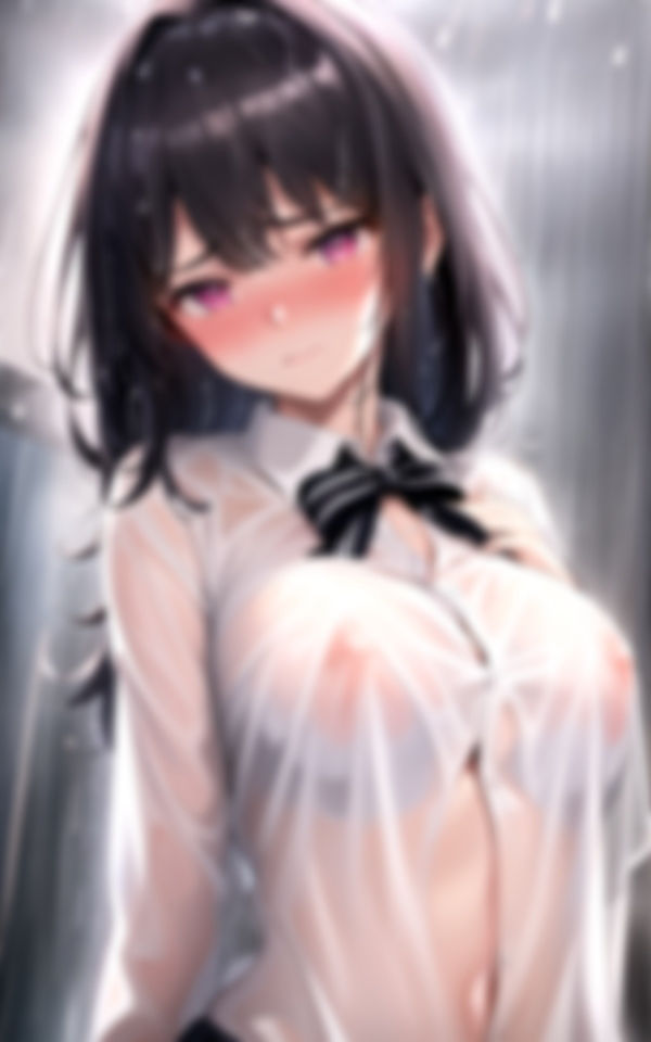 急な豪雨でびしょびしょになった女の子を助けたら… サンプル7ページ目