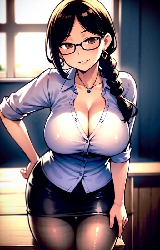 中出し上等！淫乱女部長と社内での情事123連発！ サンプル5ページ目