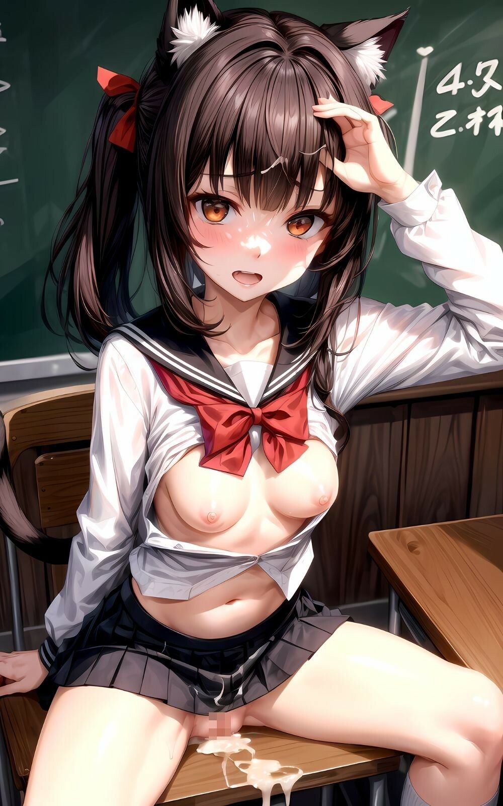 猫耳女子校生とやりまくり サンプル8ページ目