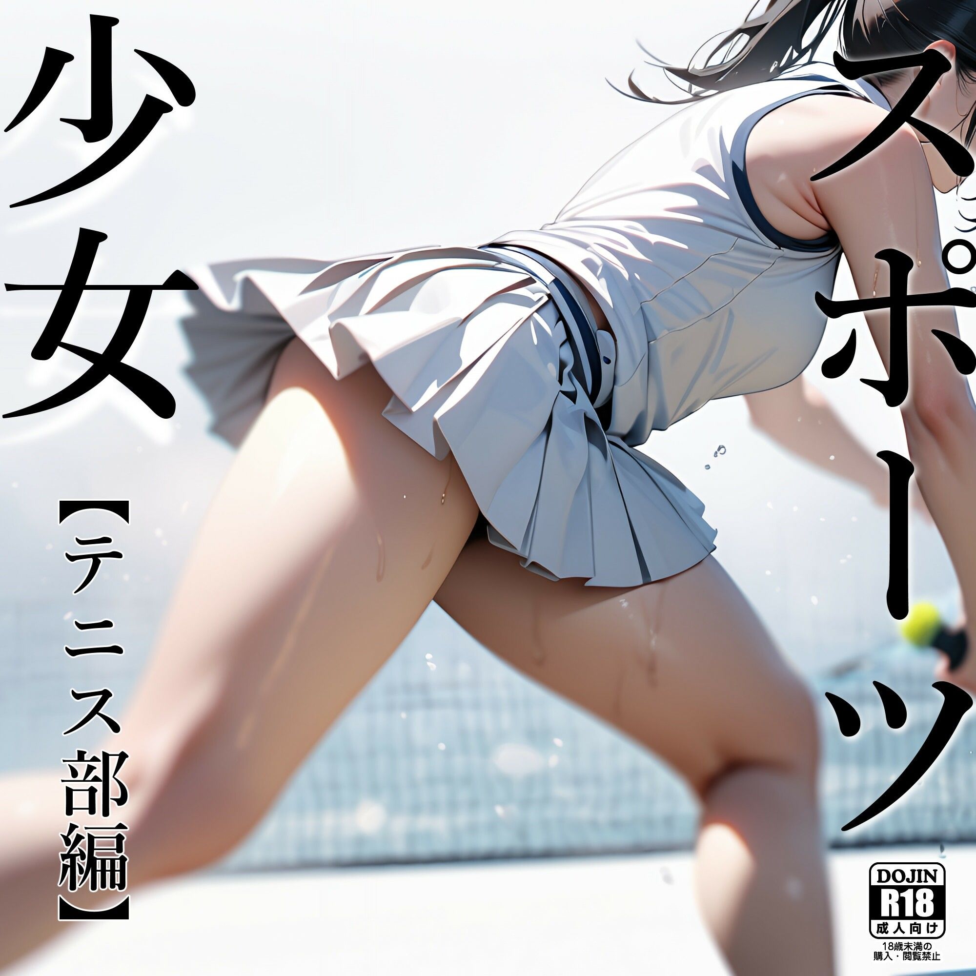 スポーツ少女 【テニス部編】 サンプル1ページ目