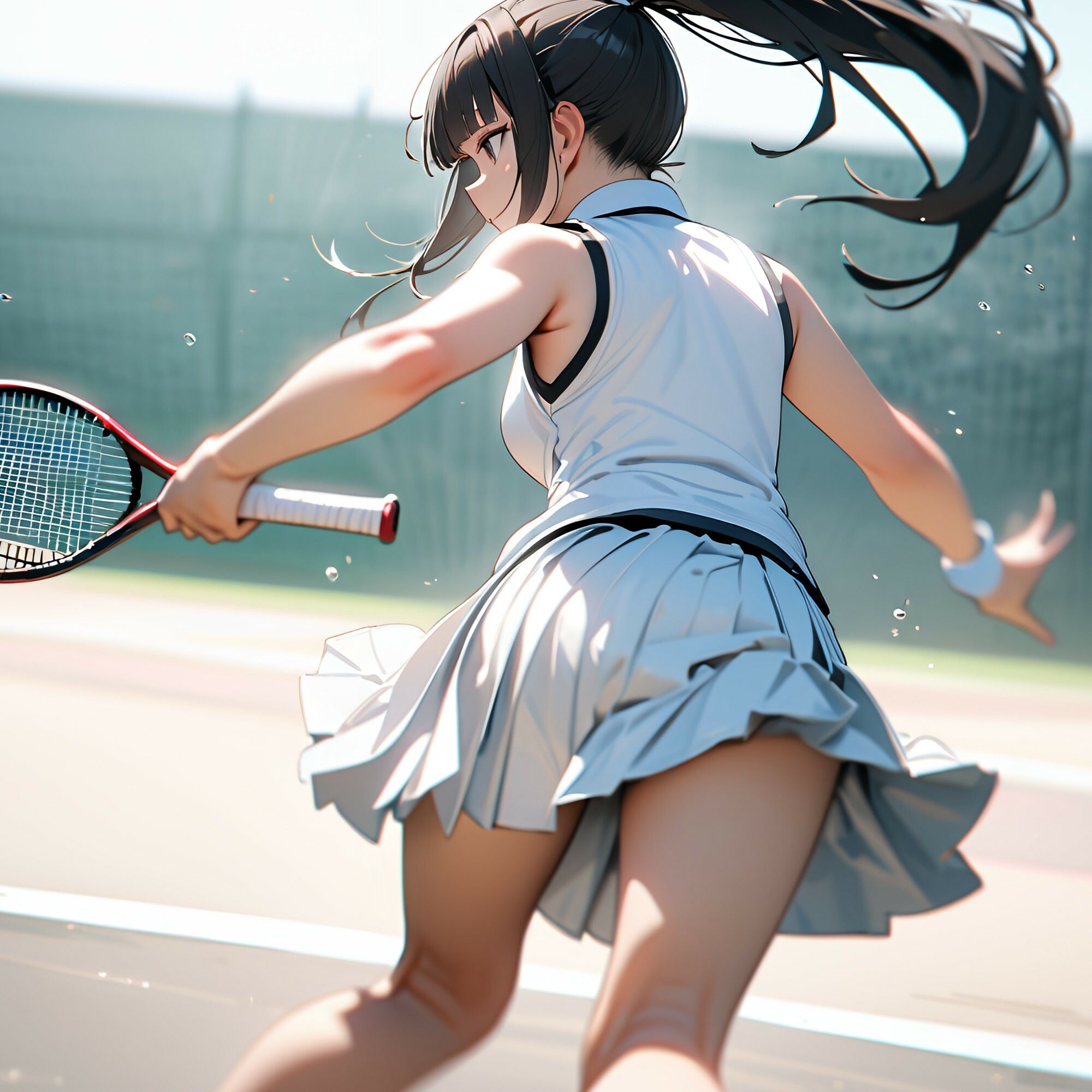 スポーツ少女 【テニス部編】 サンプル3ページ目