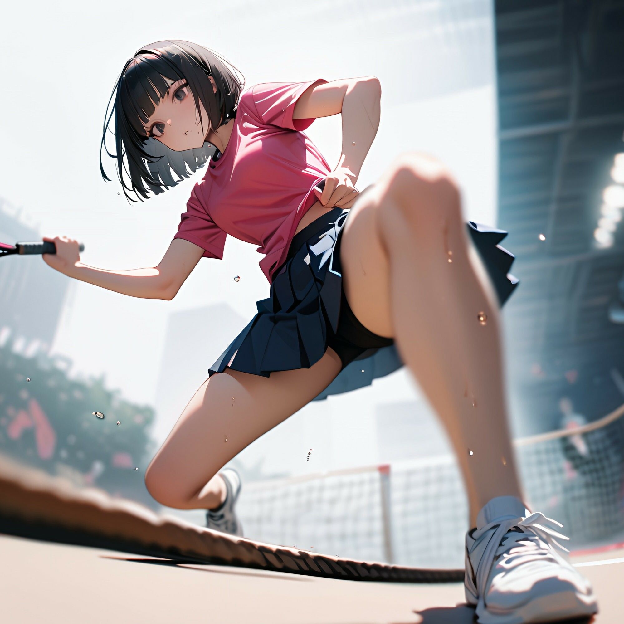スポーツ少女 【テニス部編】 サンプル6ページ目