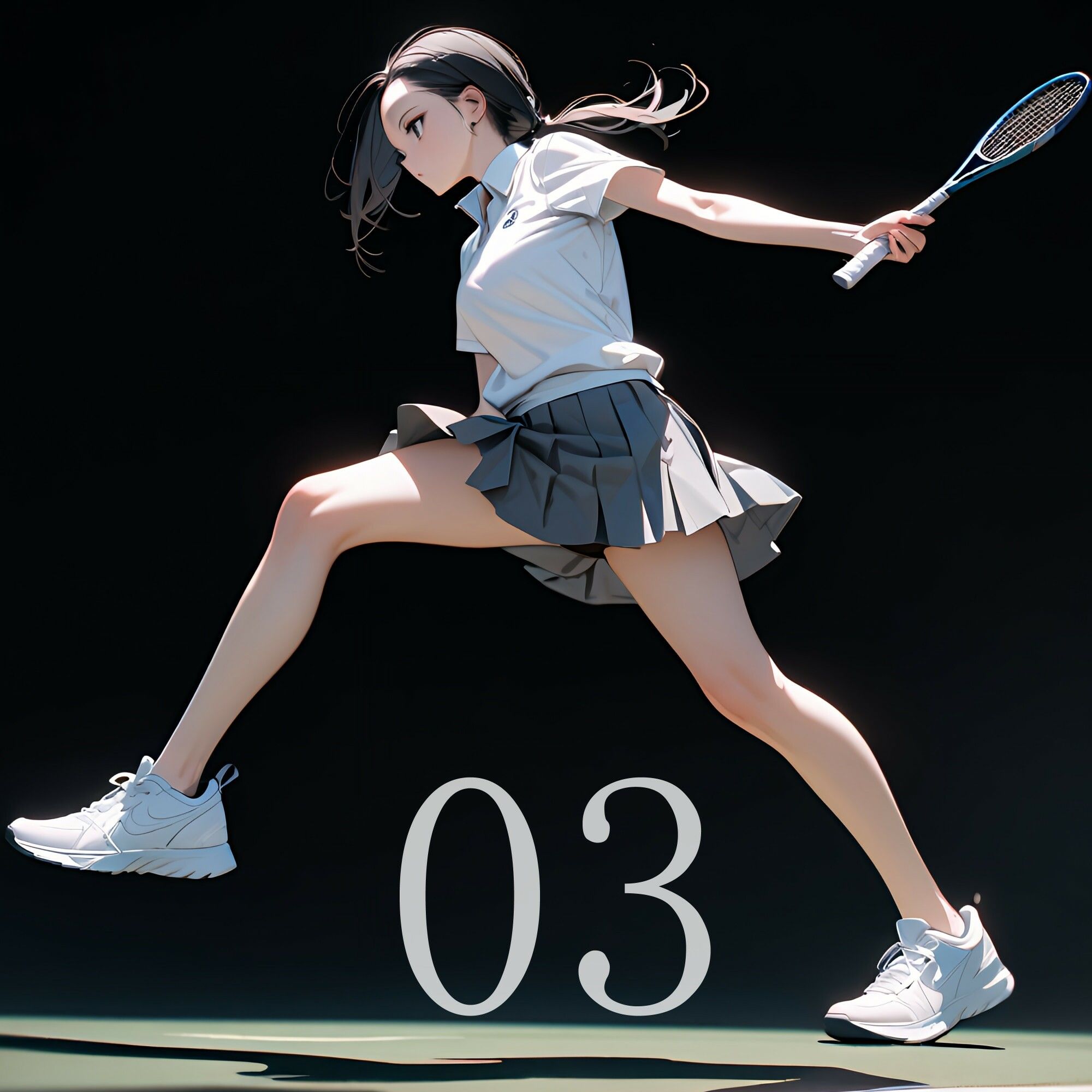 スポーツ少女 【テニス部編】 サンプル8ページ目