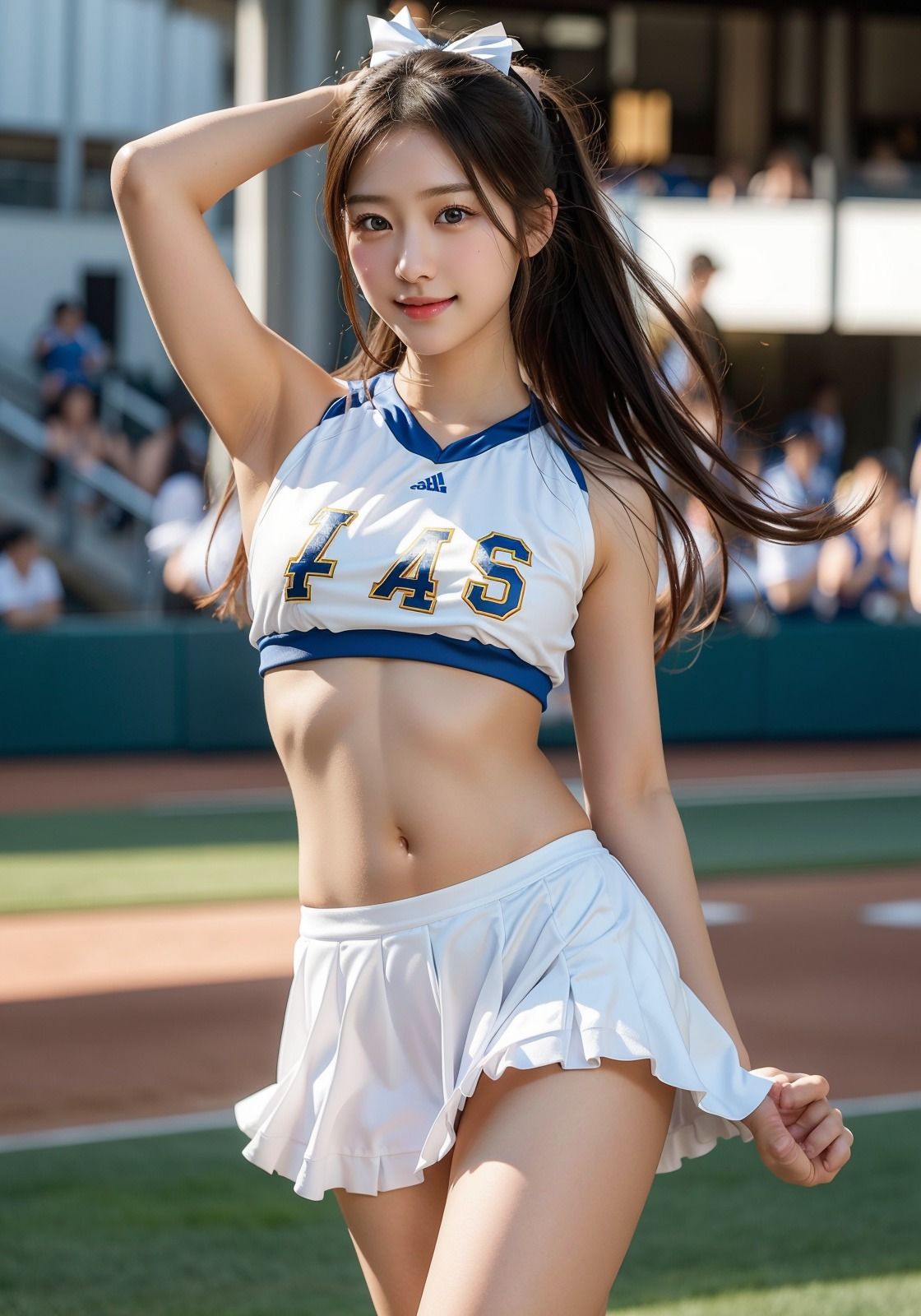 ゆる股チアガールが汗だくで中出される写真集1【170p〜 旧モデル】 サンプル1ページ目