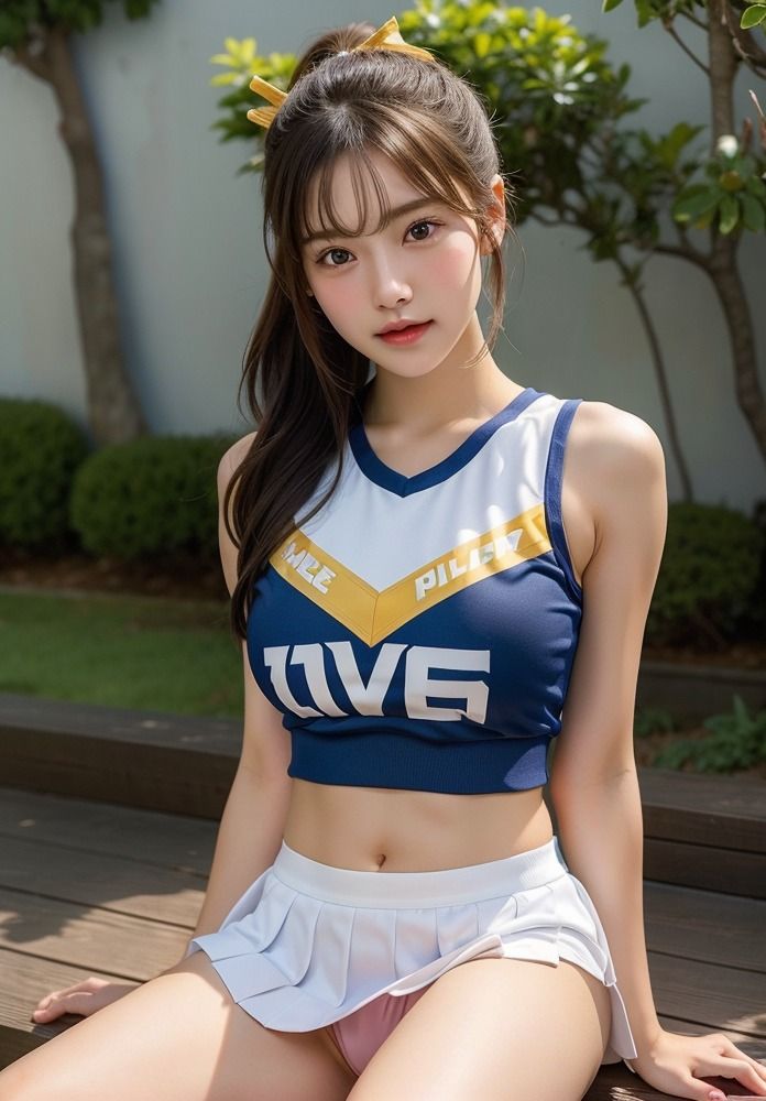 ゆる股チアガールが汗だくで中出される写真集1【170p〜 旧モデル】 サンプル2ページ目