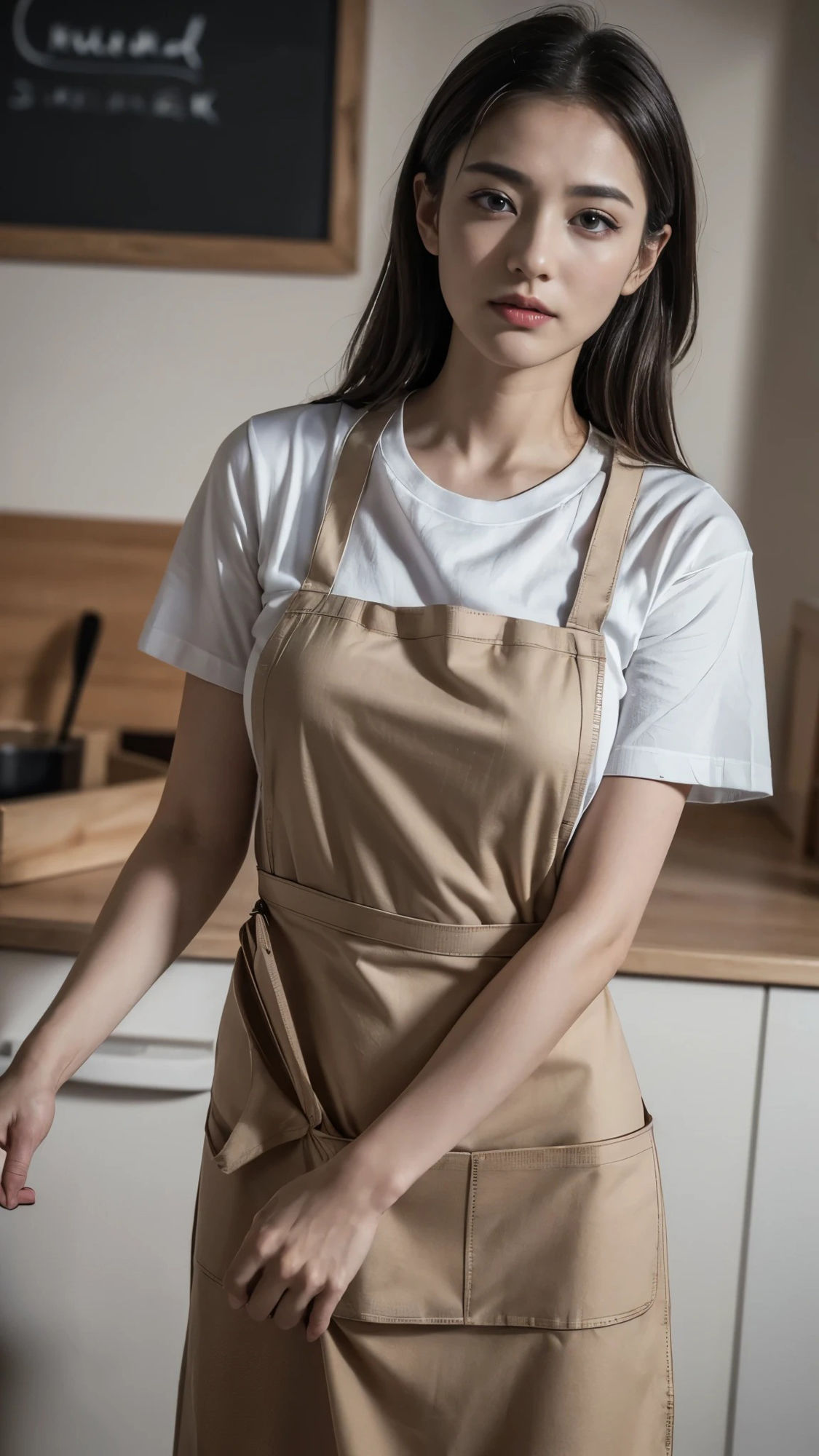 【51枚】キッチンの美人妻の日常とフルヌード 裸エプロンの写真画像集【AI】 サンプル2ページ目