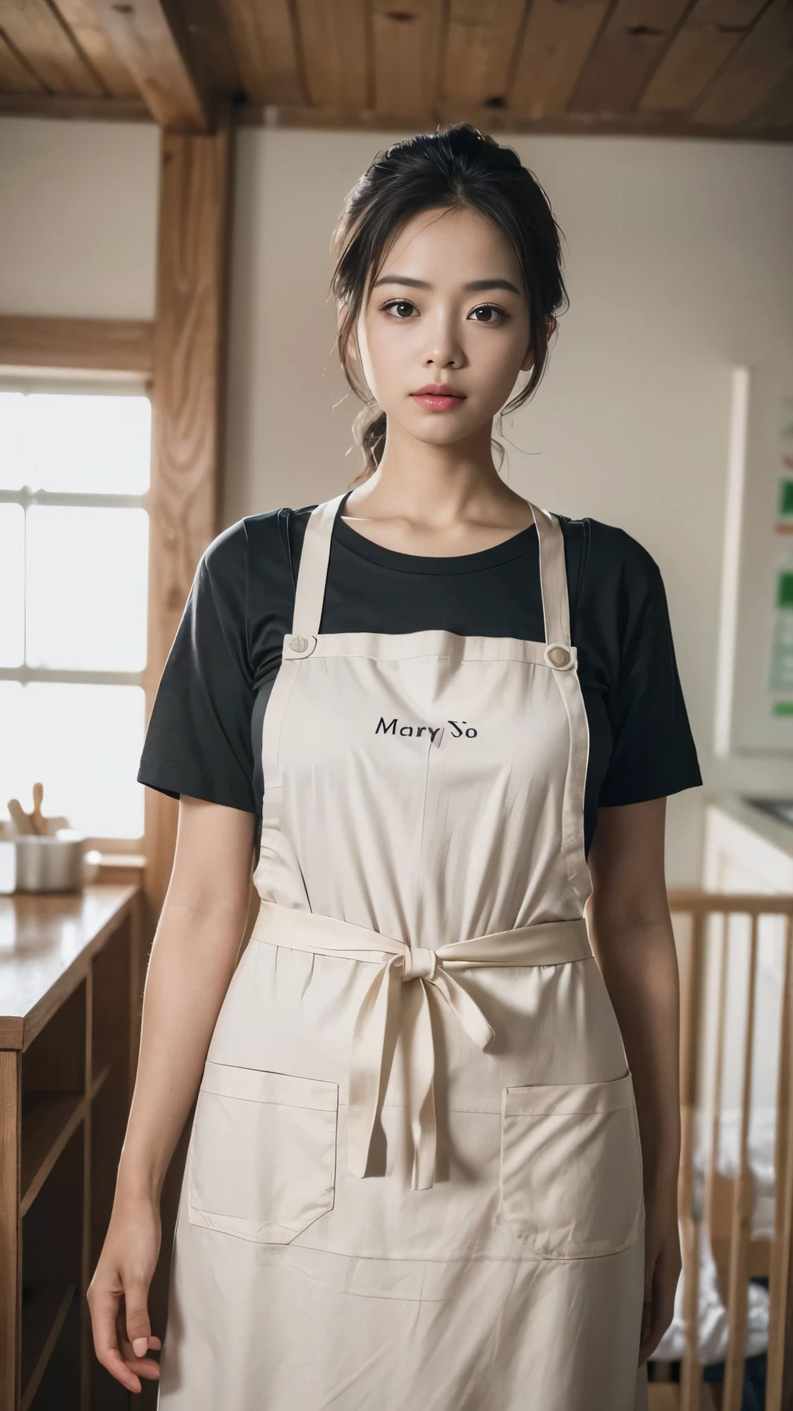 【51枚】キッチンの美人妻の日常とフルヌード 裸エプロンの写真画像集【AI】 サンプル5ページ目