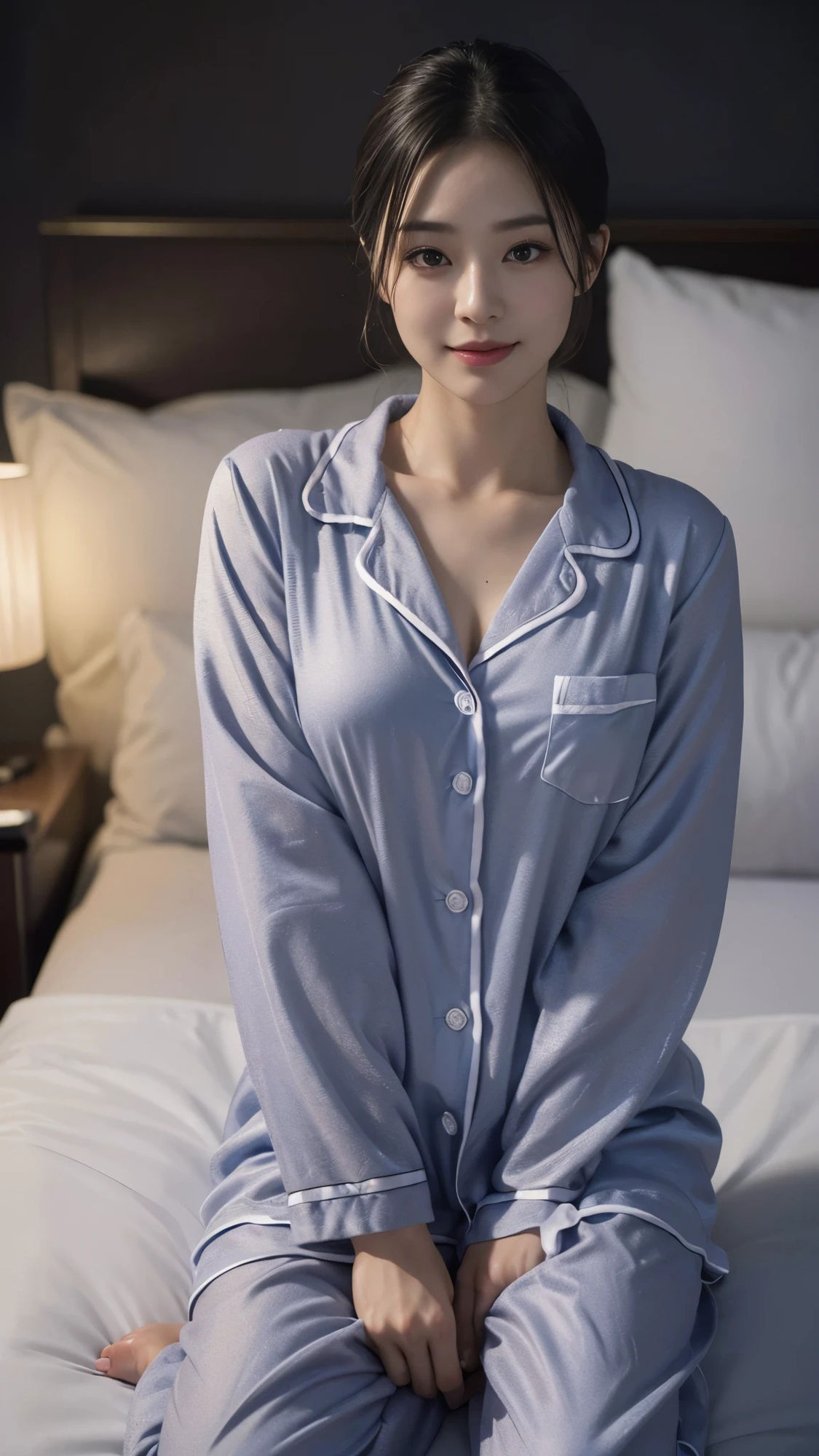 【53枚】パジャマの美女の日常とフルヌードの写真画像集【AI】 サンプル8ページ目