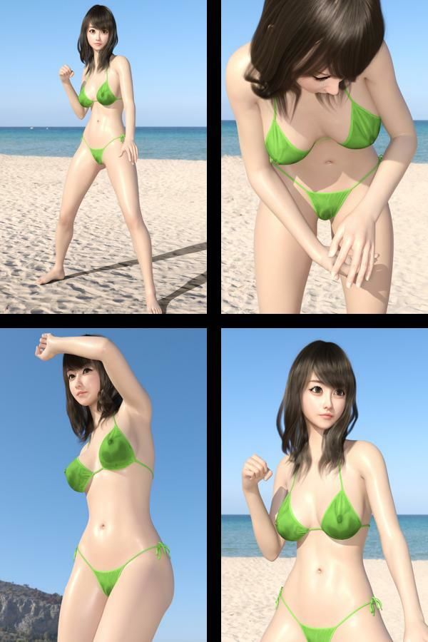 【chrl200】東間加代子のTバック水着写真集-Eden-04c サンプル1ページ目