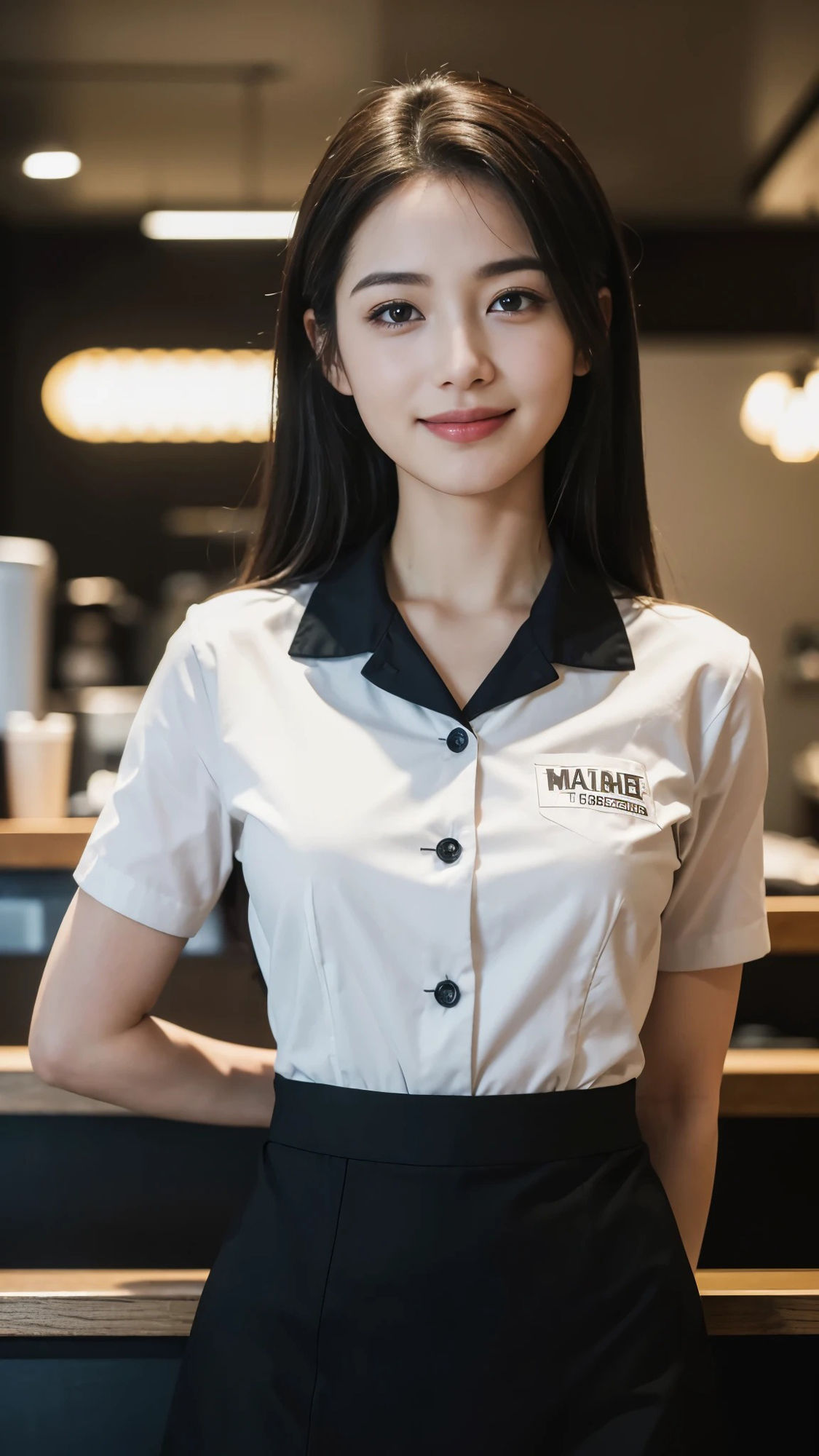 【48枚】いきつけの美人カフェ店員の日常とフルヌードの写真画像集【AI】 サンプル4ページ目