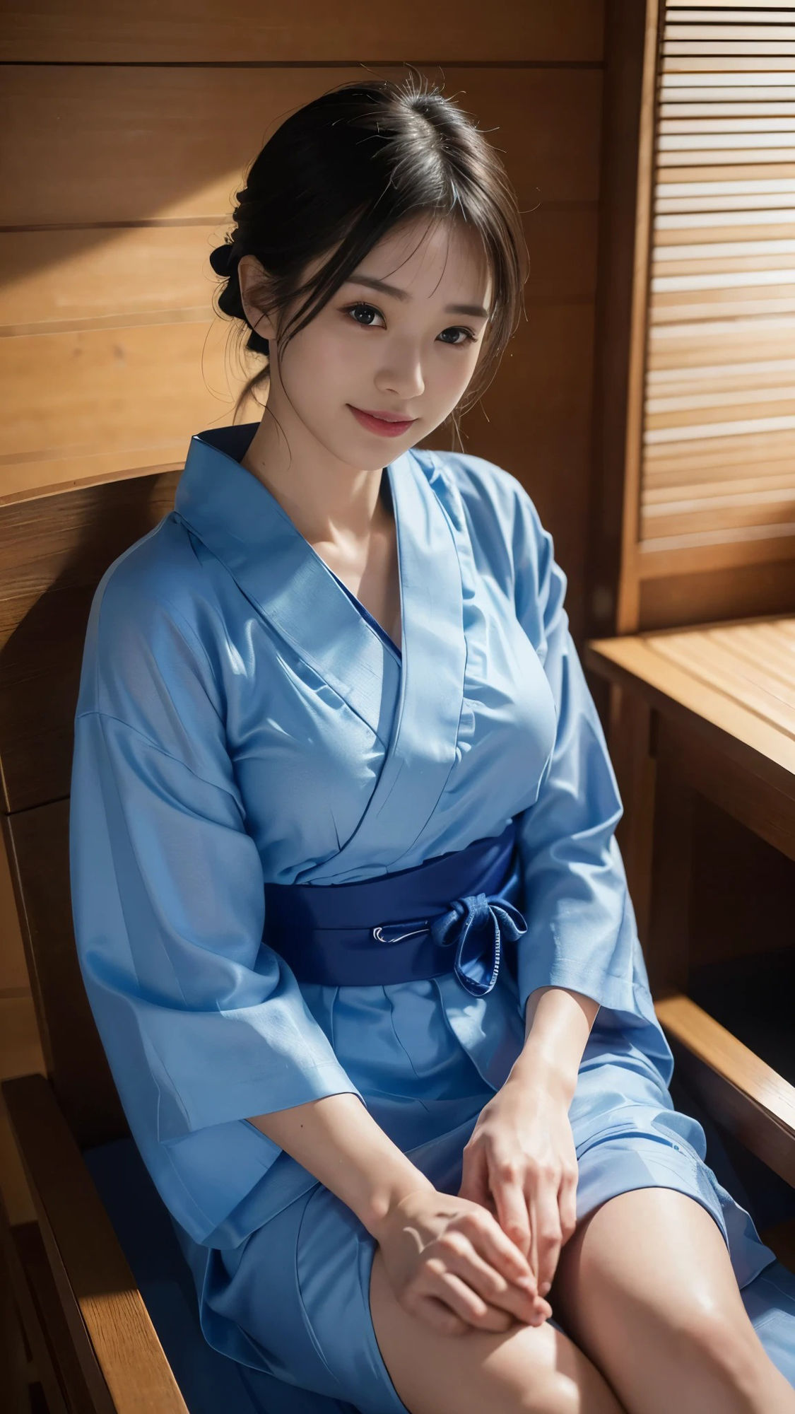 【51枚】美人な浴衣の彼女の日常とフルヌードの写真画像集【AI】 サンプル1ページ目