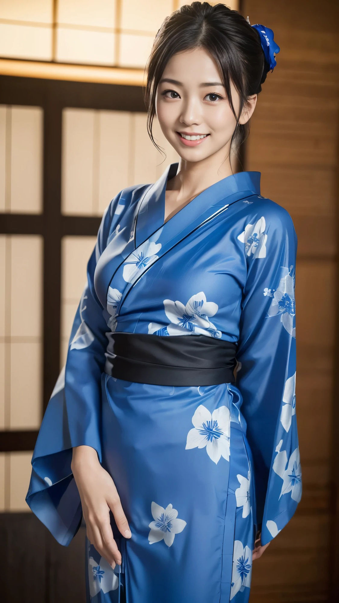 【51枚】美人な浴衣の彼女の日常とフルヌードの写真画像集【AI】 サンプル2ページ目