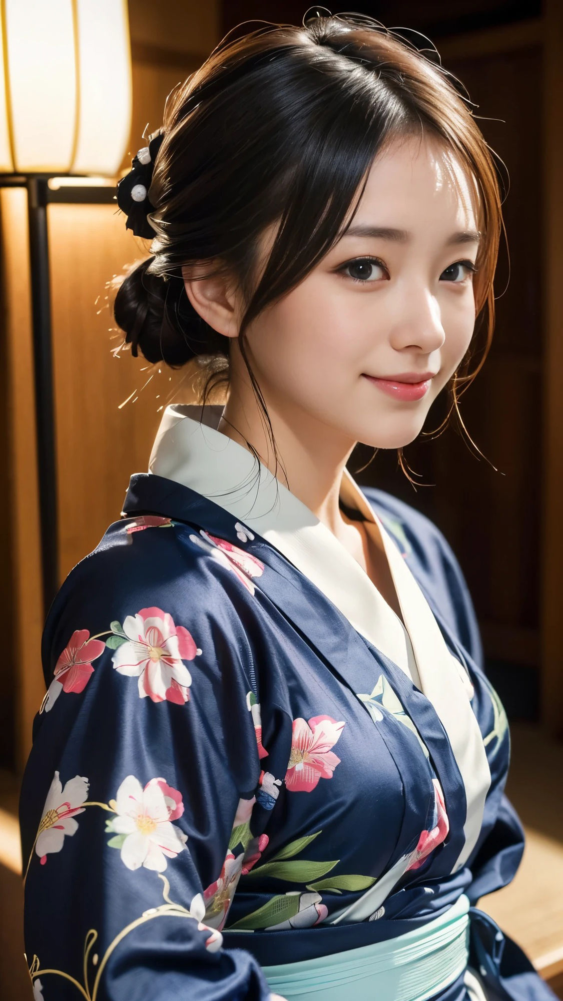 【51枚】美人な浴衣の彼女の日常とフルヌードの写真画像集【AI】 サンプル4ページ目