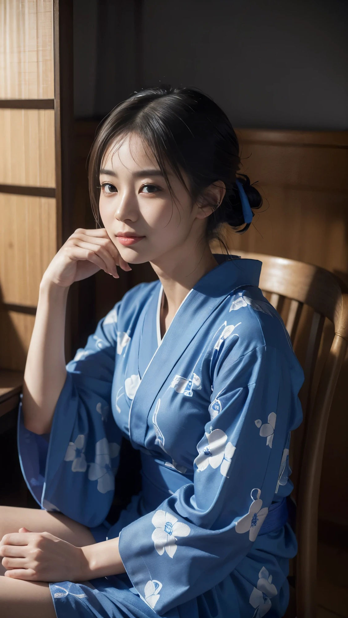 【51枚】美人な浴衣の彼女の日常とフルヌードの写真画像集【AI】 サンプル6ページ目