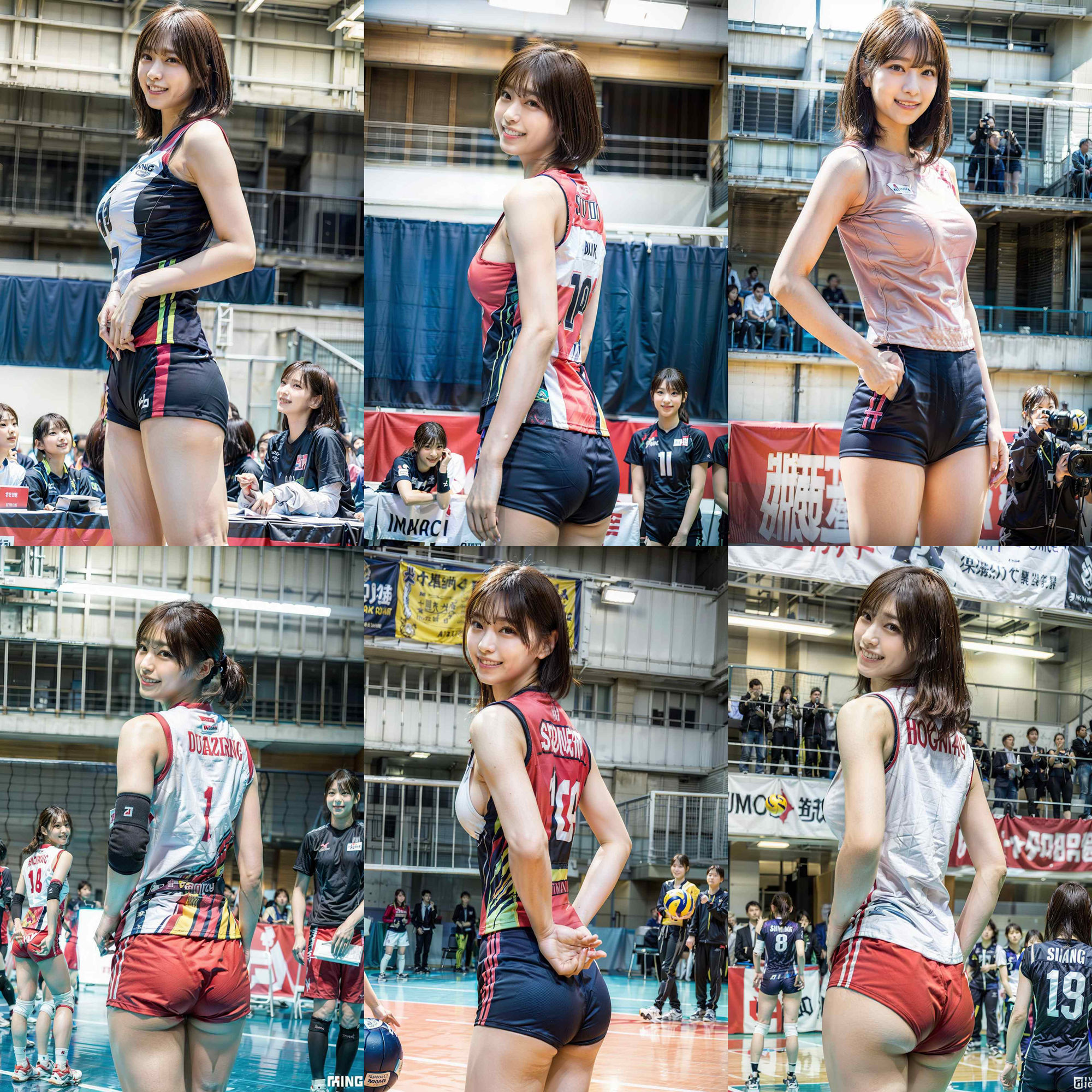 美女しかおらん！女子バレー！ サンプル2ページ目