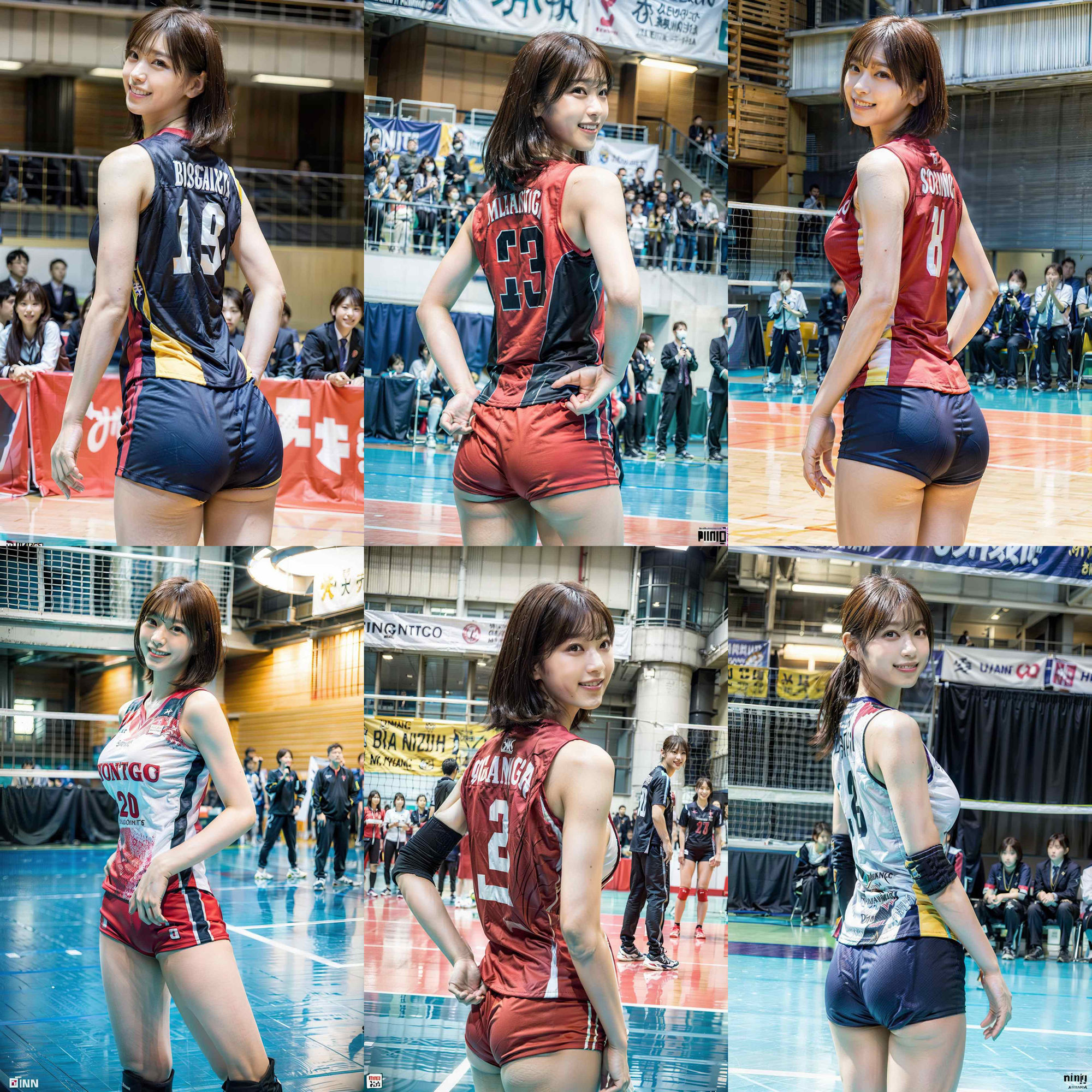 美女しかおらん！女子バレー！ サンプル8ページ目
