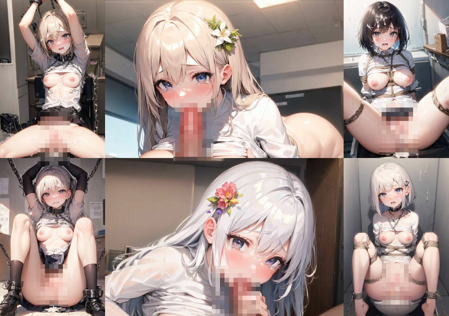 オフィスの白シャツ美少女監禁 サンプル6ページ目
