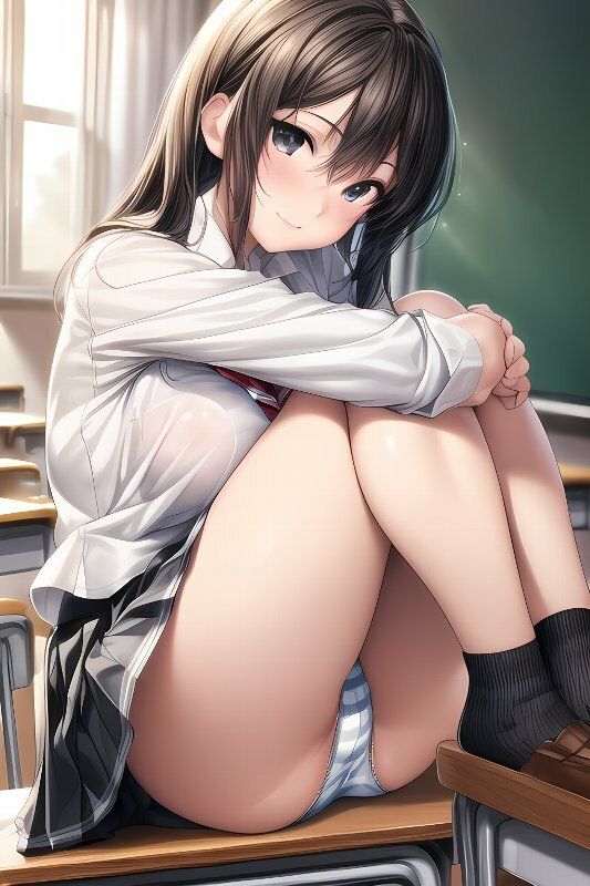 制服美少女 縞パンだらけ vol.02 サンプル1ページ目