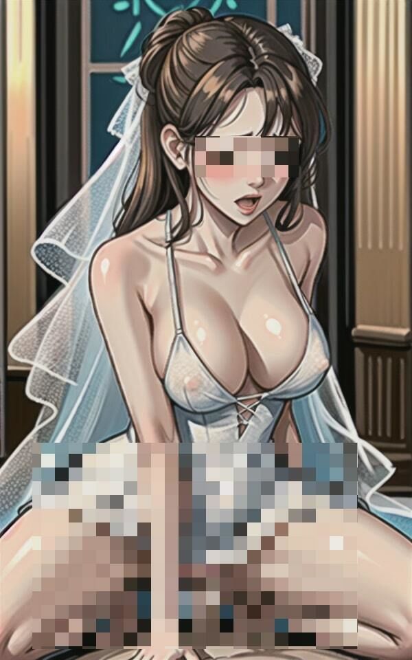 「結婚したら毎日朝晩もっと激しく犯してください・・！！！」と本音をぶちまけて誓った花嫁。すると旦那は結婚式で●すという非常事態が発生！！！！結局バックぶち込まれてメスイキしてしまうのであった・・・www サンプル1ページ目