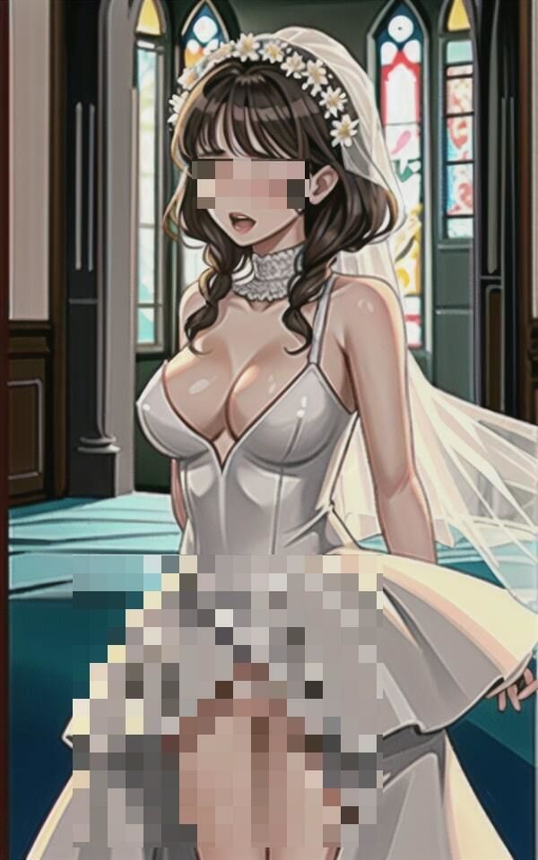 「結婚したら毎日朝晩もっと激しく犯してください・・！！！」と本音をぶちまけて誓った花嫁。すると旦那は結婚式で●すという非常事態が発生！！！！結局バックぶち込まれてメスイキしてしまうのであった・・・www サンプル3ページ目