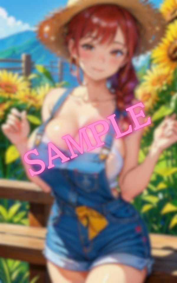 オーバーオールからはみ出る程の超巨乳美女降臨！！ サンプル7ページ目