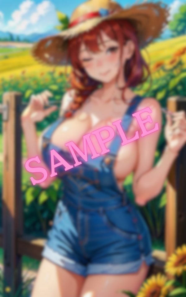 オーバーオールからはみ出る程の超巨乳美女降臨！！ サンプル8ページ目