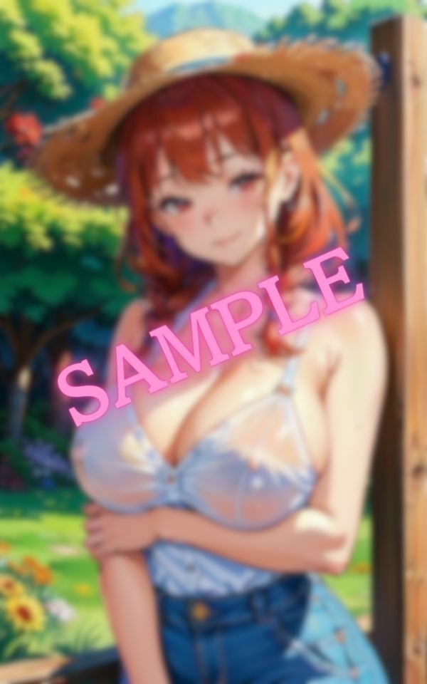 近所に住んでいる農業を営む美女が何故かおっぱい丸出しで作業をしていた・・・ サンプル9ページ目