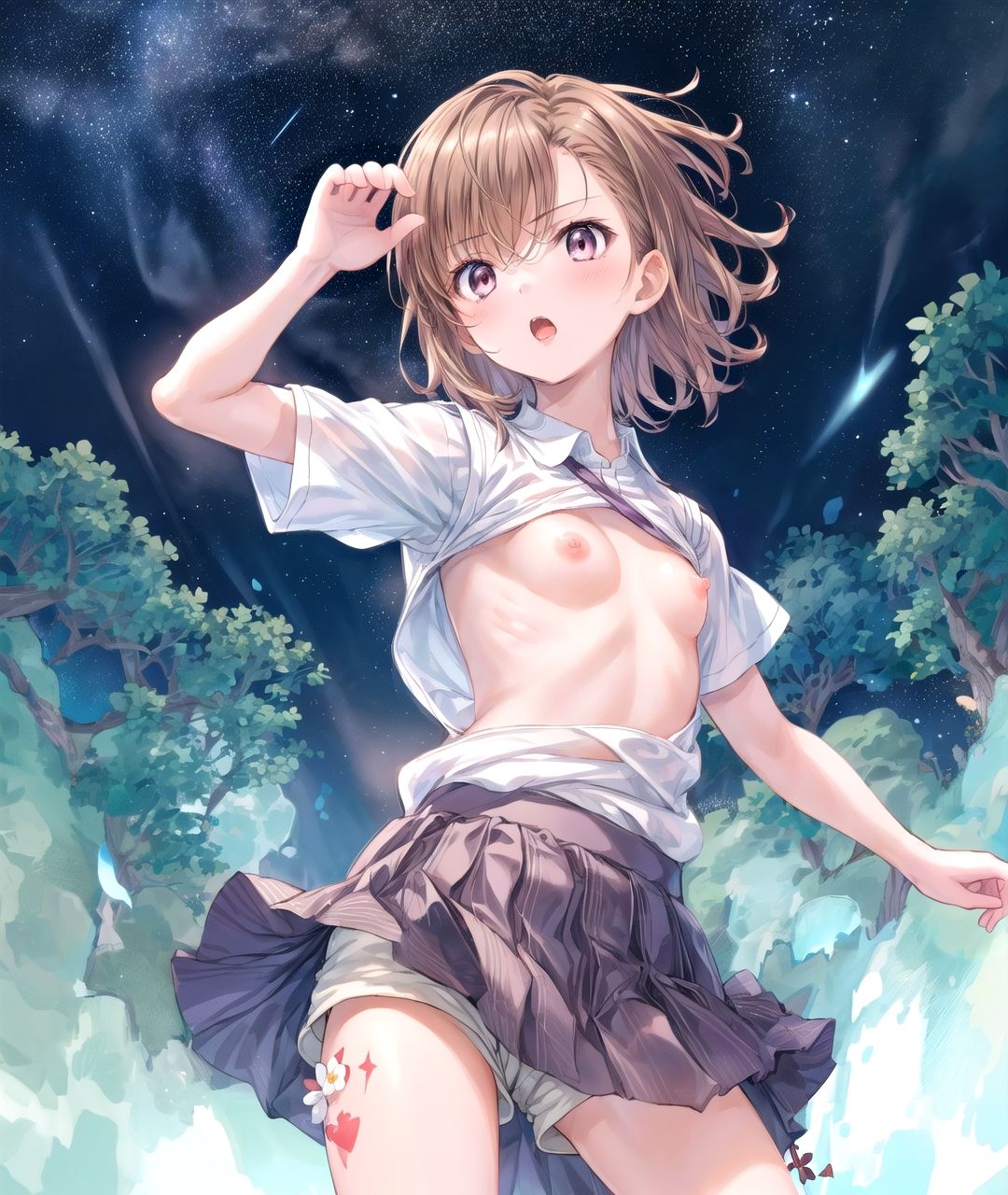 美少女たちのひととき・御〇美琴（とある科学の超電磁砲） サンプル2ページ目