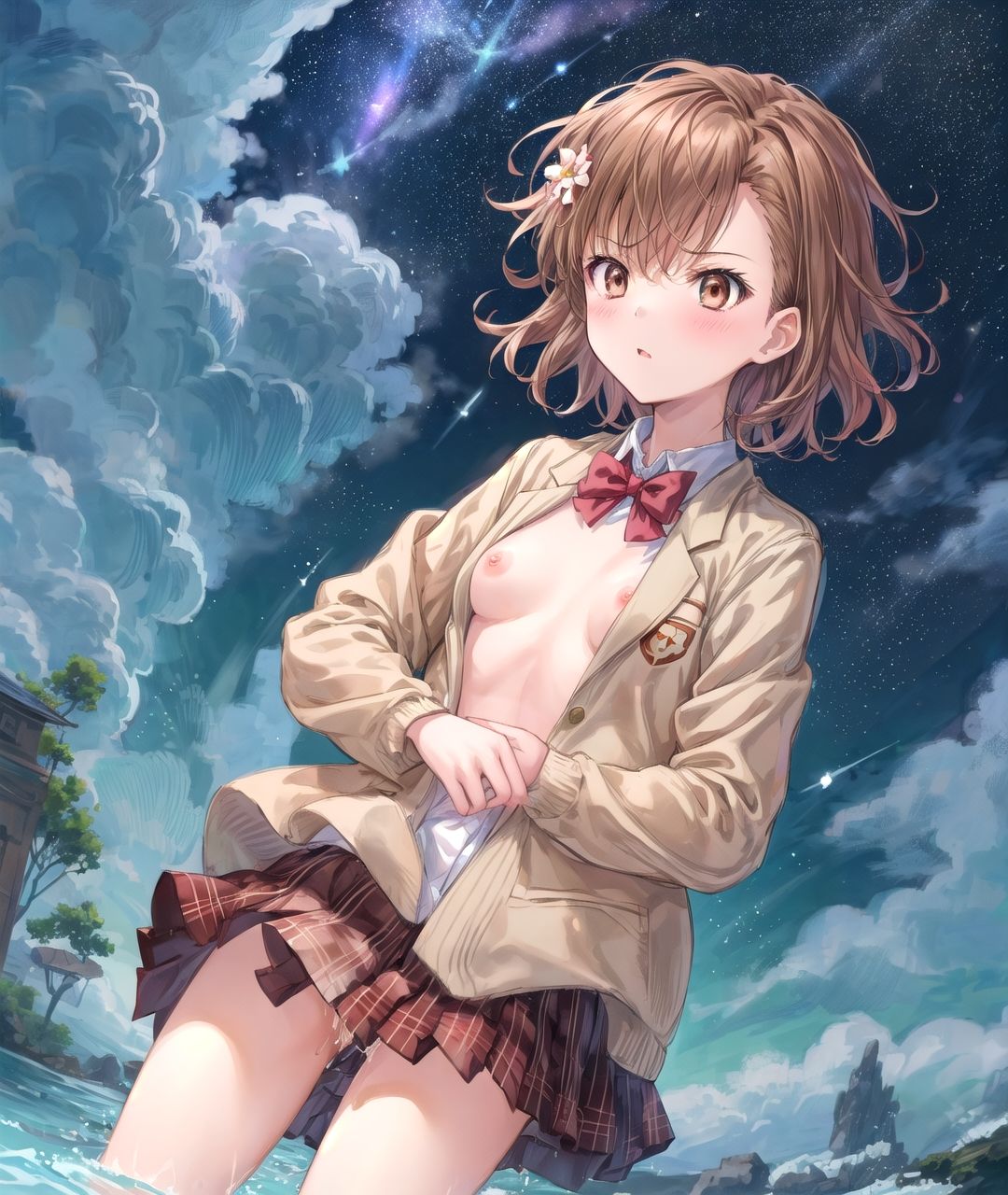 美少女たちのひととき・御〇美琴（とある科学の超電磁砲） サンプル3ページ目