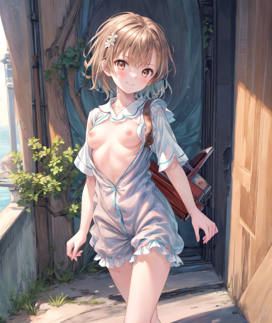 美少女たちのひととき・御〇美琴（とある科学の超電磁砲） サンプル4ページ目