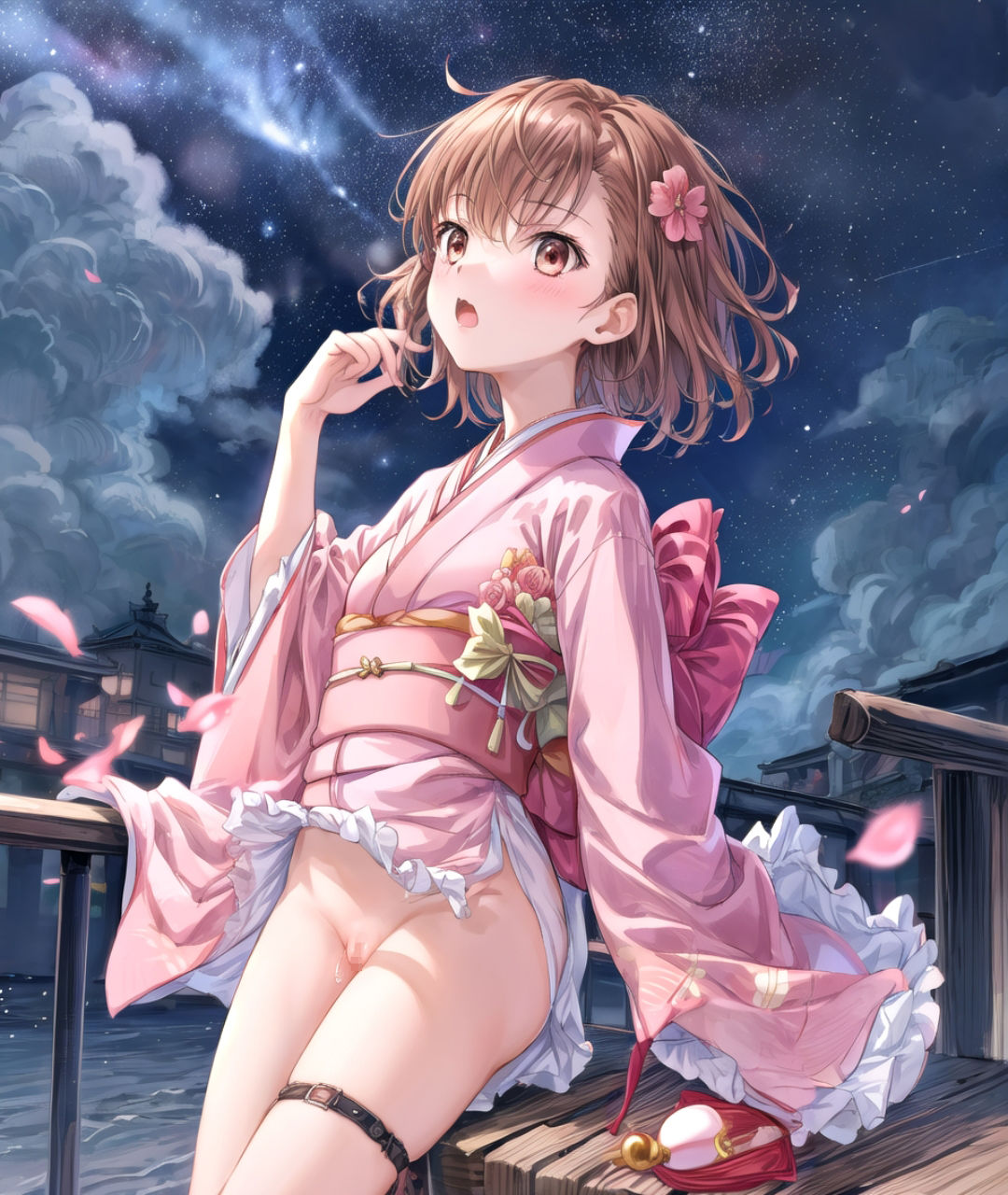 美少女たちのひととき・御〇美琴（とある科学の超電磁砲） サンプル8ページ目
