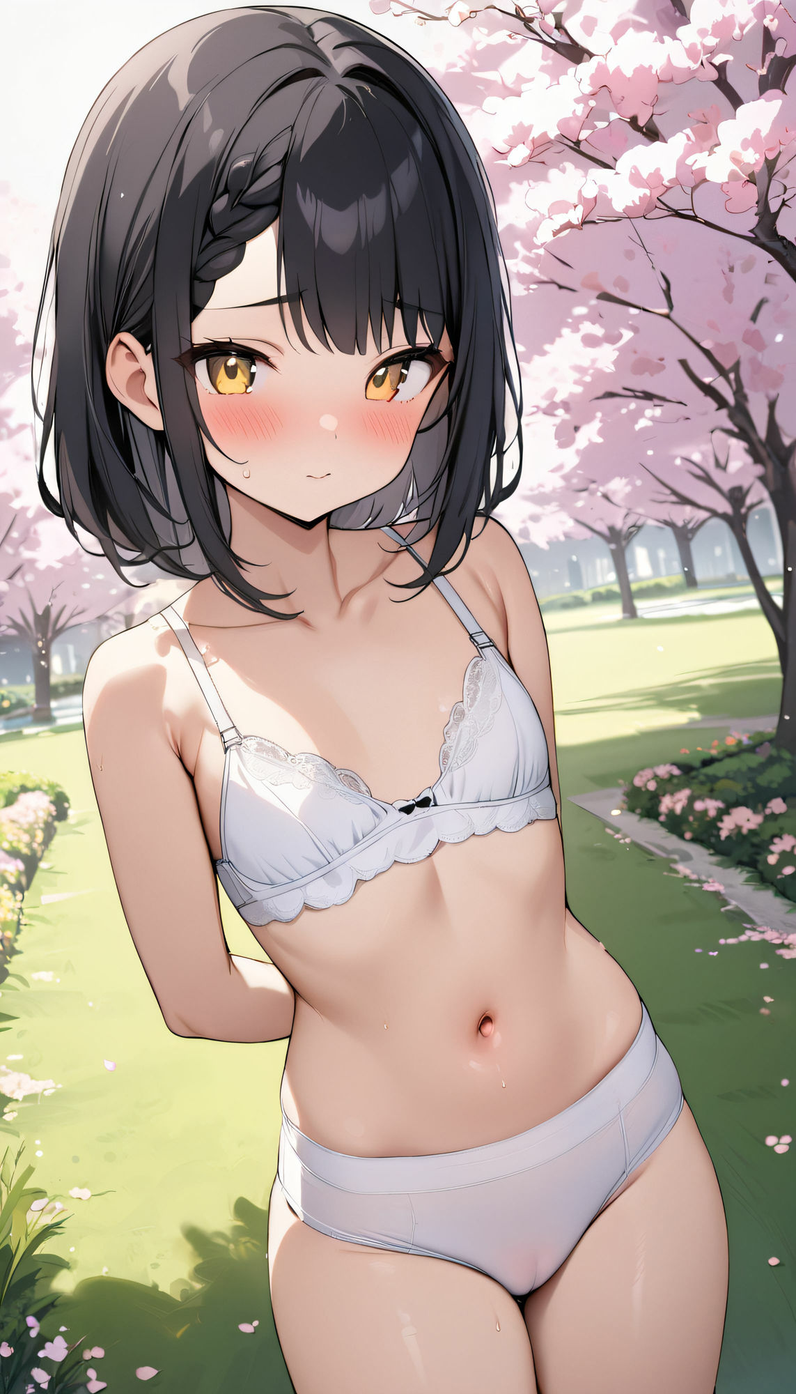 ［縦長157枚］ 野外露出黒髪美女 サンプル5ページ目