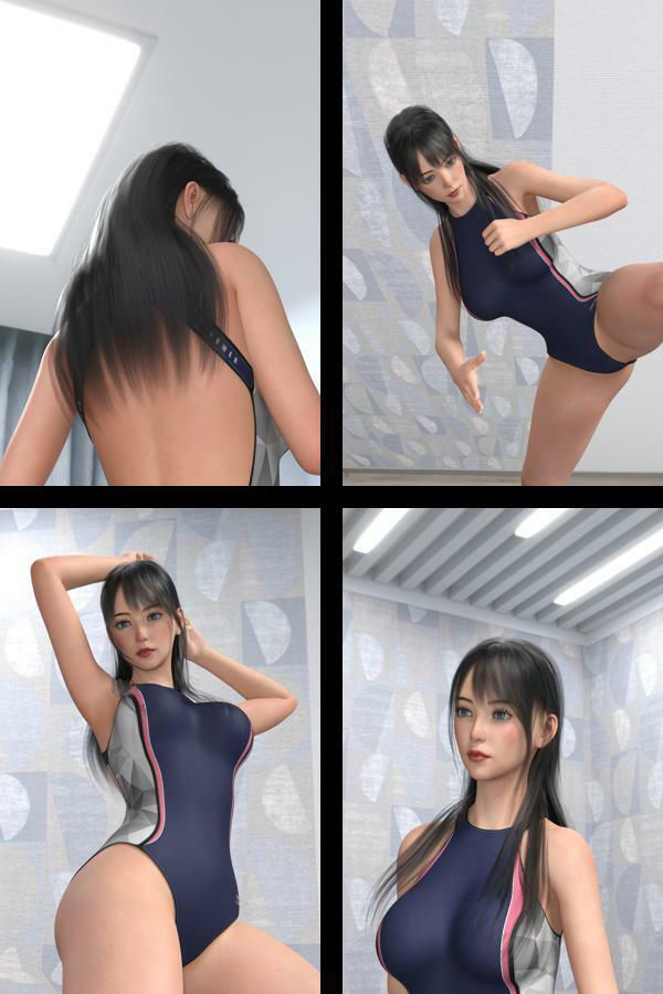 二階堂沙耶の競泳水着写真集 Athlete-06 サンプル1ページ目
