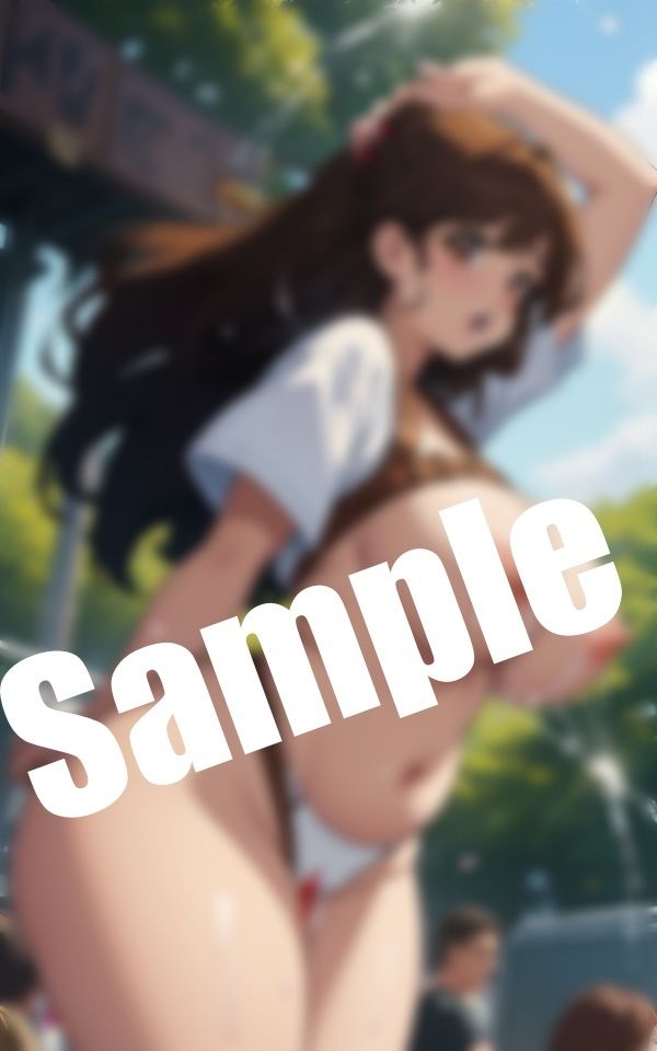 巨乳美少女のおっぱい「暑くておっぱい出しちゃった」 サンプル4ページ目
