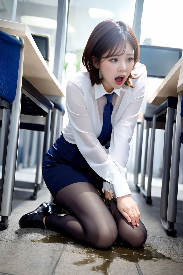 おもらしOL サンプル5ページ目