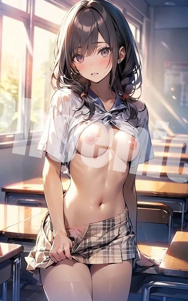 クラスの気になるあの子 AI NUDE PHOTO GRAVURE サンプル3ページ目