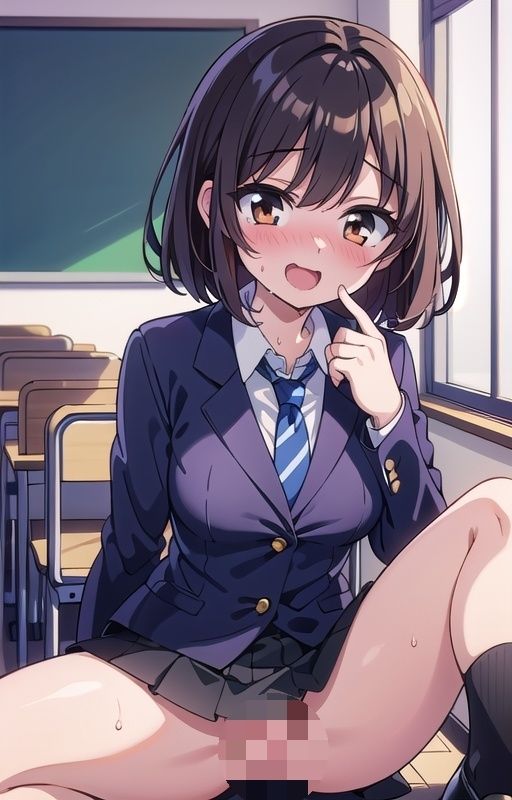 ぱつぱつブレザー女子のパツパツおまんこ128連発 サンプル2ページ目