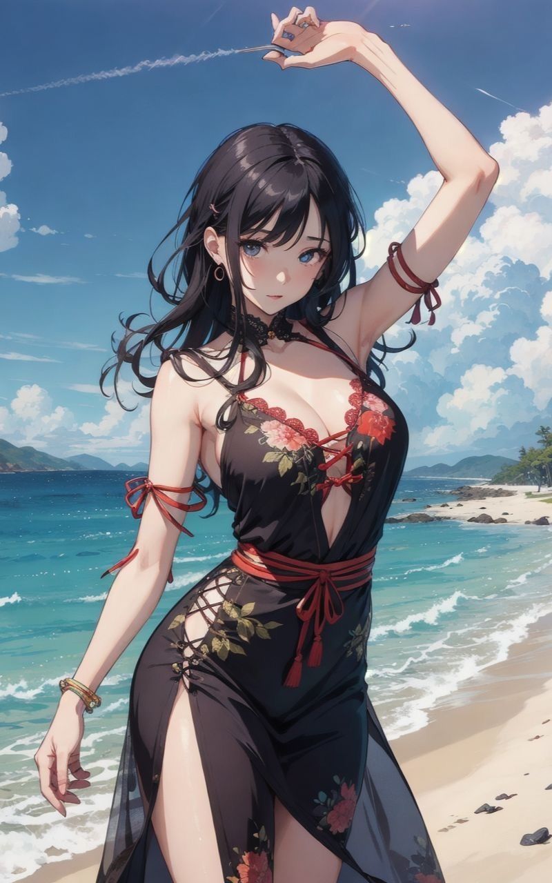 愛着障害 ピンクリボン 47枚 【AIアニメイラスト集】 サンプル1ページ目