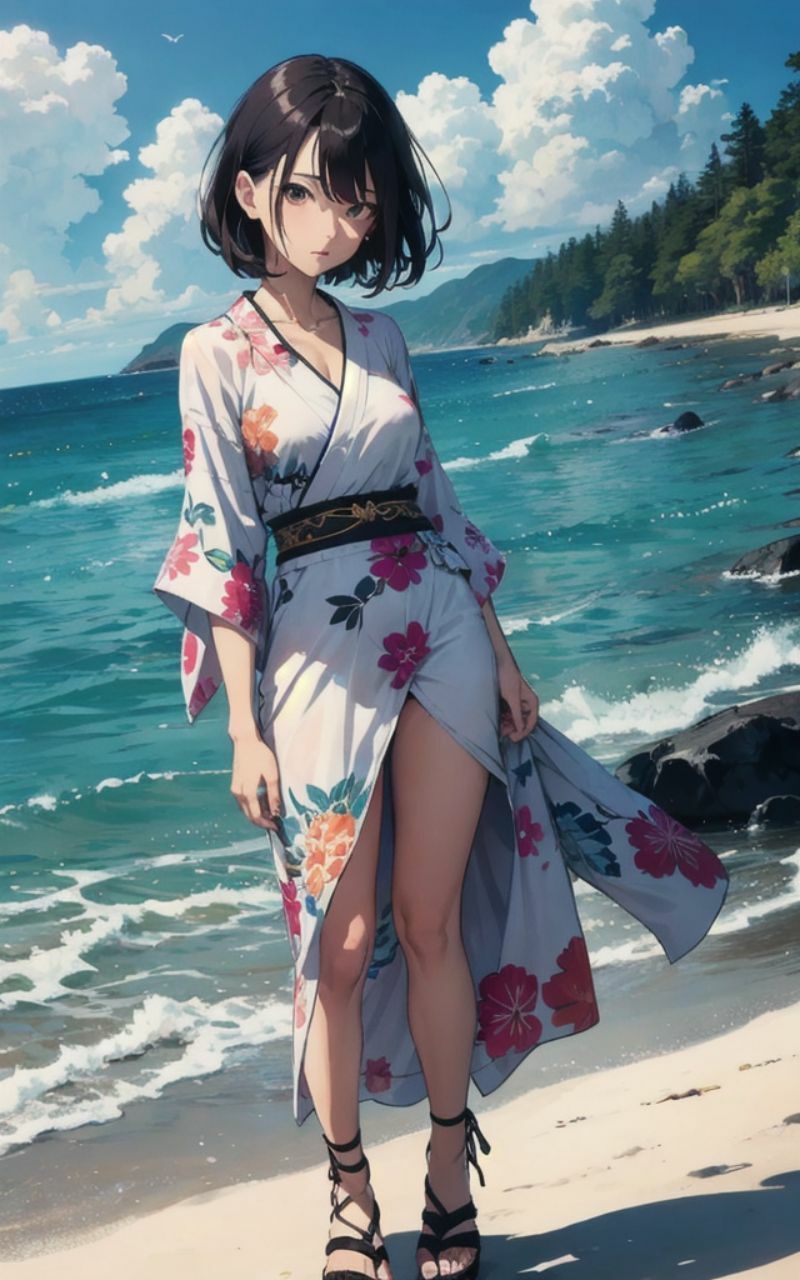 愛着障害 ブルーリボン 45枚 【AIアニメイラスト集】 サンプル1ページ目
