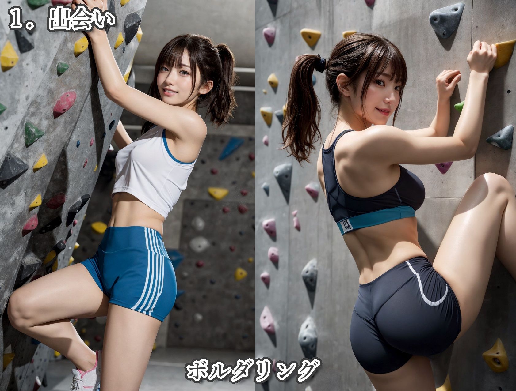 ボルダリングクラブで見つけたド変態女子 サンプル2ページ目