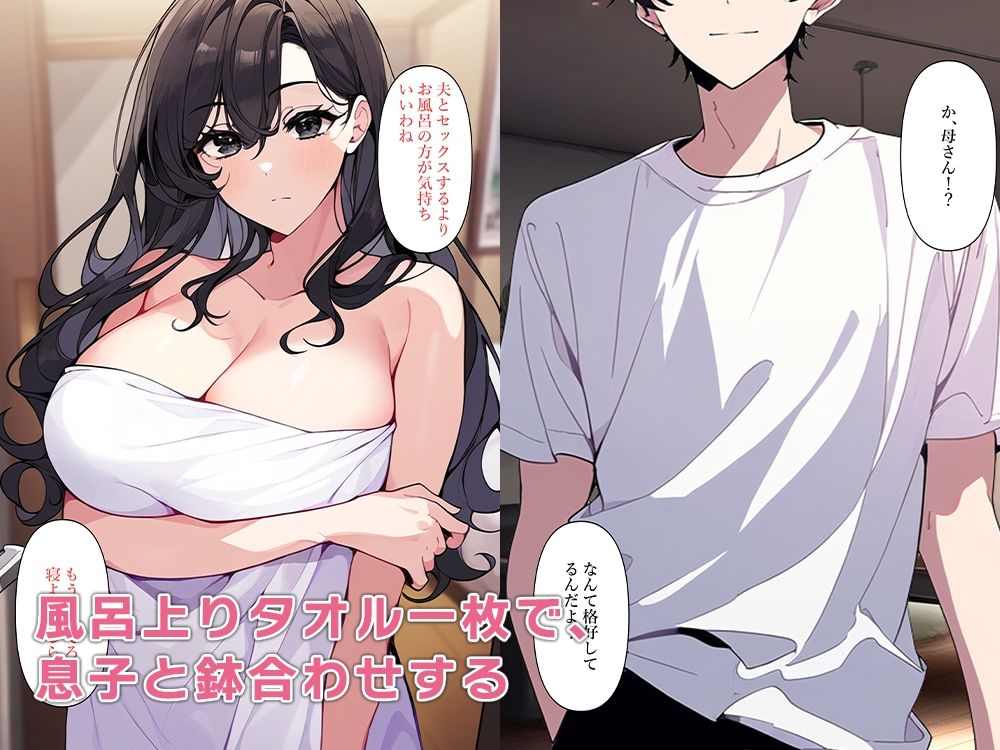 不感症の母、息子で目覚める サンプル2ページ目